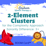 2-Element Clusters Boom Cards™ for the Complexity Approach
