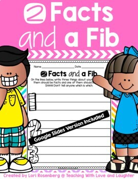 Preview of Two Facts and a Fib | Google Classroom