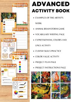 Franz Marc Animal Art Projects with Activity Books, Lesson Plans ...
