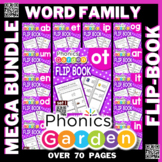 2 Letter Word Family Flip-Book BUNDLE | Pat-a-Word | OVER 
