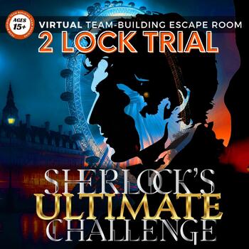 Preview of 2-Lock Sherlock Escape, Free Escape for Middle or High School