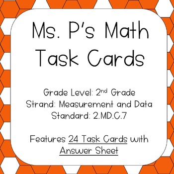 Preview of 2.MD.C.7 Tell and Write Time (Nearest 5-Minutes) Task Cards | Distance Learning