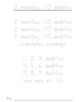 Preview of 2 Manitos, 10 Deditos
