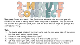 2 Minute Connect Prompts