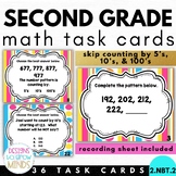 2.NBT.2 Task Cards Skip Counting by 5's, 10's, and 100's