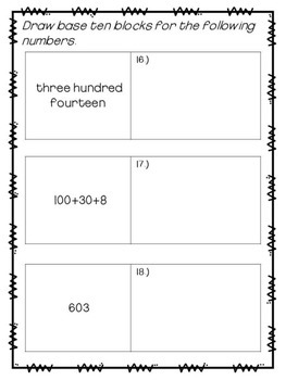 2.NBT.3 Reading and Writing Numbers by Kate's Korner | TpT