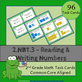 2.NBT.3 Task Cards ★ Read and Write Numbers to 1000 2nd Gr