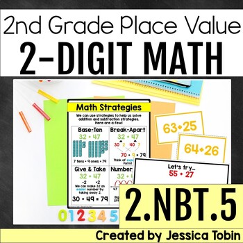 Preview of 2.NBT.5 2-Digit Addition and Subtraction Strategies 2.NBT.B.5 - 2nd Grade Math