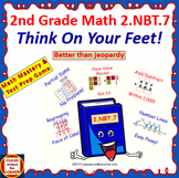 2.NBT.7 Interactive Test Prep - Jeopardy 2nd Grade Math: W