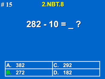 Preview of 2.NBT.8 2nd Grade Math - Mentally Add or Subtract 10 or 100 Bundle with Google