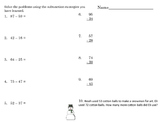 2.NBT.B.5 Addition / Subtraction within 100 Assessment and