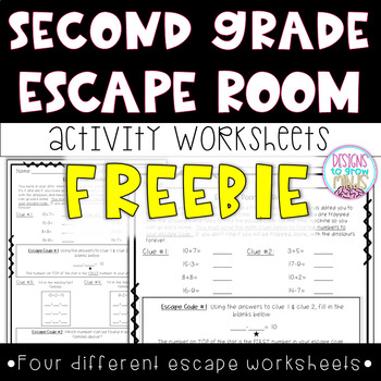 2.OA.2 Escape Activity Worksheet FREEBIE