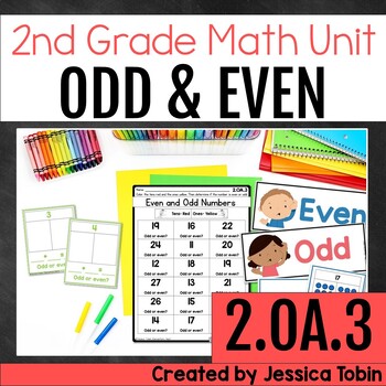 Preview of 2.OA.3 Even and Odd Numbers 2.OA.C.3 2nd Grade Math