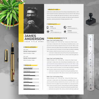 Preview of 2 Page Resume Template Cover Letter