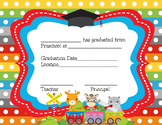 Preschool Graduation Certificate Editable Worksheets ...