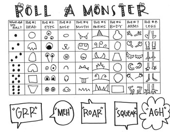 Brain Break: Roll-A-Rawr Dinosaur Dice Activity Chart