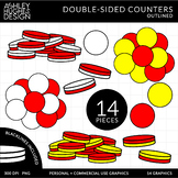 Double-Sided Counters Clipart
