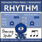 Rhythm Game: 2 Sixteenths/1 Eighth Interactive Music Game 