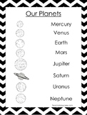 2 Solar System Quick Reference Posters.
