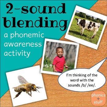 Preview of 2-Sound Blending Picture Cards