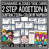 2 Step Addition & Subtraction Word Problems 3rd Grade Math
