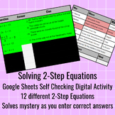 2-Step Equations Mystery Escape Room Digital Selfchecking 