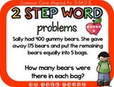 2 Step Word Problems 3rd Grade 3.OA.D.8