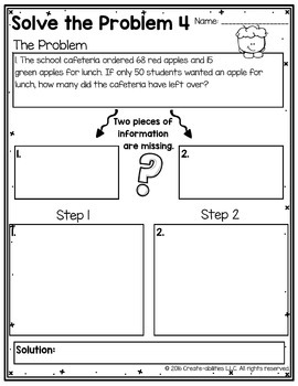 2 Step Word Problems Addition and Subtraction by Create-Abilities