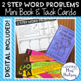 2 Step Word Problems: Mini Book & Task Cards (3.OA.D.8)