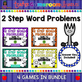 2 Step Word Problems Mini Powerpoint Game Bundle