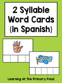 Spanish Syllables Practice with 2 Syllable Words {Palabras