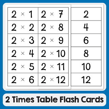 Times Table Carte Flash 2 côté réponse sur BACK HOME scolaire Maths Multiplication 