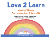 Toddler Curriculum - Weekly Themed Curriculum