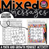 Addition Math Puzzles | Growth Mindset Math Activities