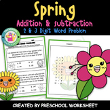 2 and 3 Digit Addition and Subtraction Word Problems