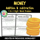 2 and 3 Digit Addition and Subtraction Word Problems | Mon