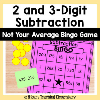 Preview of Double Digit Subtraction with Regrouping & 3 Digit Subtraction with Regrouping