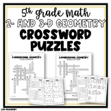 2 and 3 Dimensional Geometry Crossword Puzzles