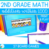 2 and 3 digit Addition Games With and Without Regrouping -
