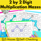 2 by 2 Digit Multiplication Math Maze Activity