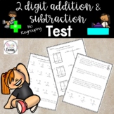 2 digit Addition and Subtraction| No Regrouping Assessment