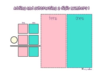 Preview of 2 digit addition and subtraction with and without regrouping