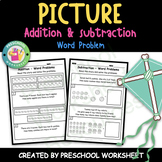 2 digit addition and subtraction word problems, Picture wo