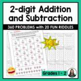 2-digit Addition and Subtraction Worksheets with Regroupin