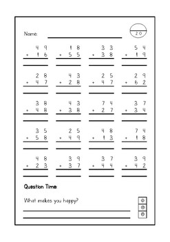 2 digit addition with carry over by MagicMom | TPT