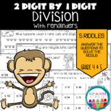 2 Digit by 1 Digit Long Division Worksheets - Dividing wit