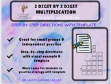 2 digit by 2 digit Multiplication Standard Algorithm Steps