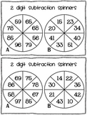 2 digit subtraction game - without regrouping