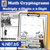 2-digits X 2-digit Halloween Cryptogram