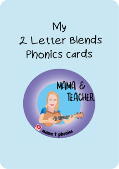 Preview of 2 letter blends - 42 fun phonics flashcards